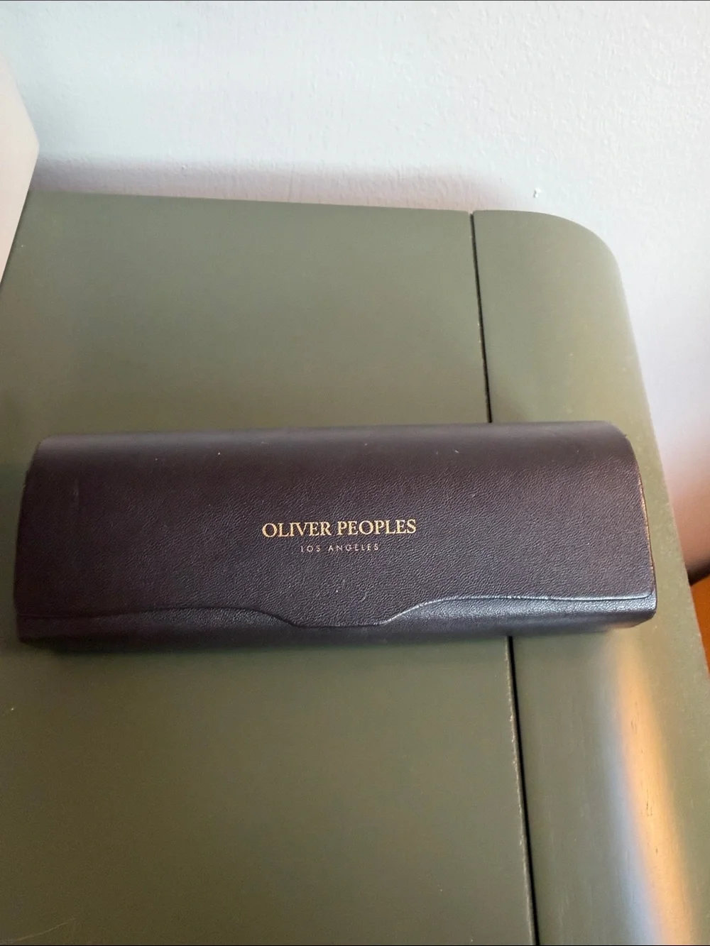 Oliver Peoples Boudreau LA- Brown Tortoise Round Sunglasses with Blue Lenses